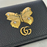 GUCCI - Butterfly Compact Leather Wallet