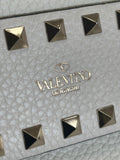 VALENTINO - Cream Leather Rockstud Crossbody Bag