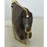 LOUIS VUITTON - Mini Pochette Accessories in Damier Ebene