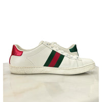 GUCCI - Ace Sneaker with Bee Embroidery Sz 37.5