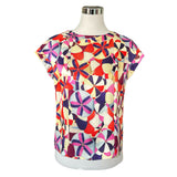 CHANEL - 16C Paris-Seoul Silk Twill Blouse Sz 42FR / Suit AUS 12