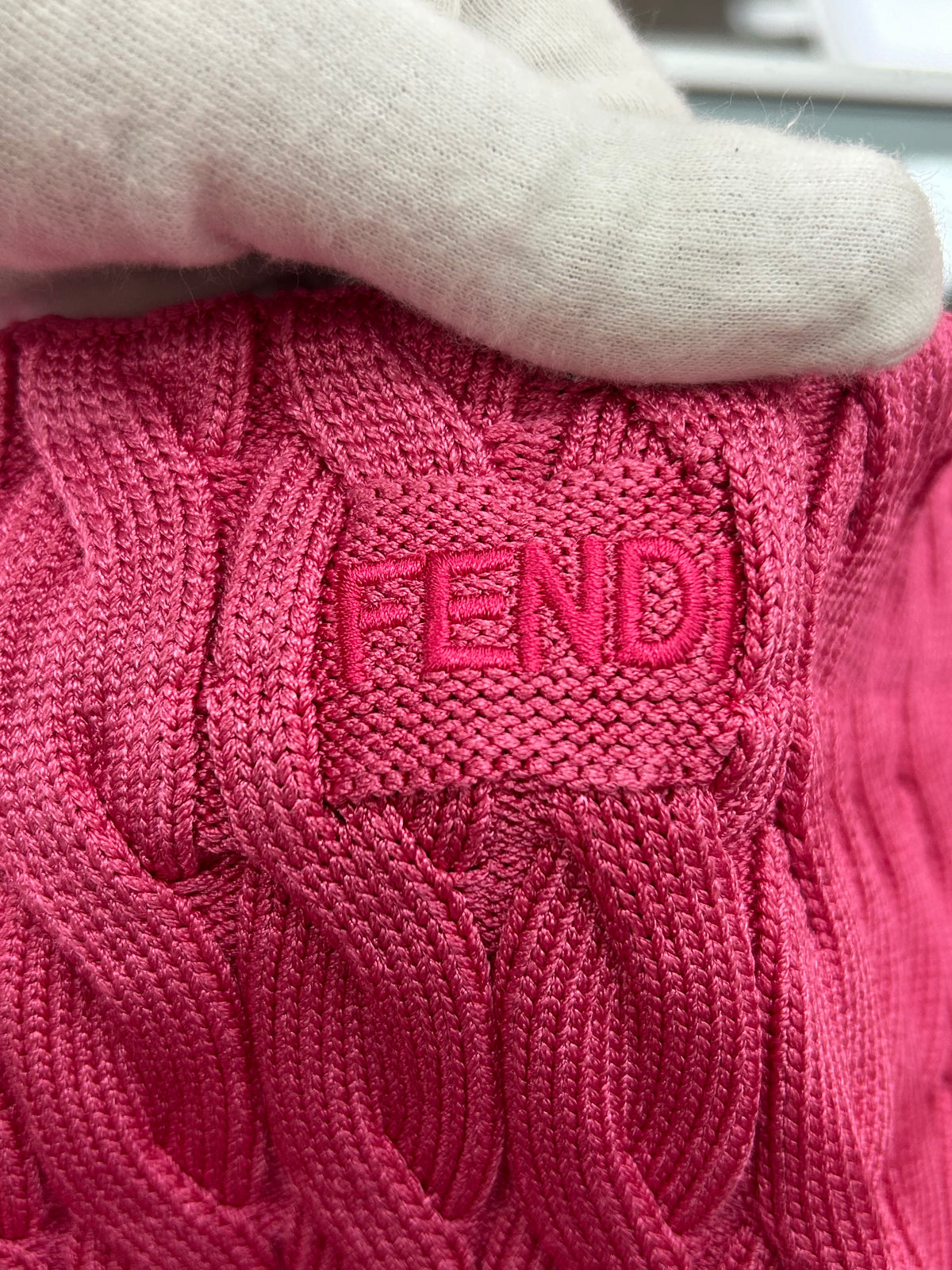 FENDI - *Current* Pink Cardigan & Skirt Set