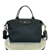 LONGCHAMP - Le Pliage Energy Large Black Top Handle Bag