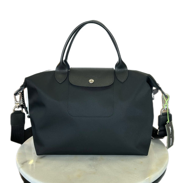 LONGCHAMP - Le Pliage Energy Large Black Top Handle Bag