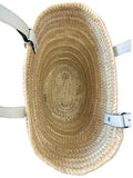 LOEWE - Medium Basket Bag in Palm Leaf Raffia & Calf