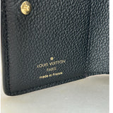 LOUIS VUITTON - Cléa Wallet Black Monogram Empreinte Leather
