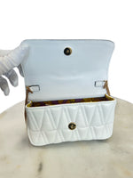 VERSACE - Vertus White Quilted Mini Bag
