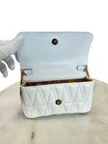 VERSACE - Vertus White Quilted Mini Bag