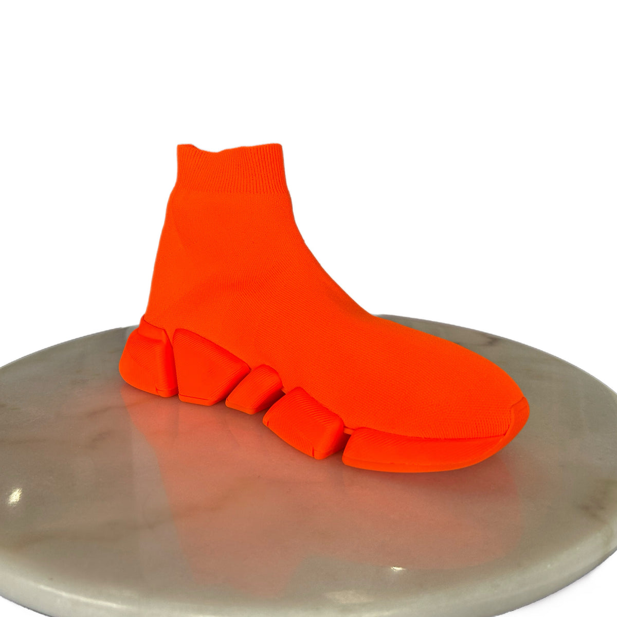 BALENCIAGA - Men’s Speed Sneakers in Orange Sz 41