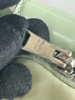 PRADA - Green Pocket Leather & Nylon Crossbody Bag
