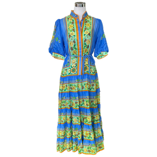 ALEMAIS - NWT Linda Tiered Midi Dress Sz 12