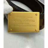 LOUIS VUITTON - Reversible Damier Inventeur Belt 110