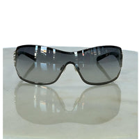 CHANEL - CC Camellia Gradient Shield Sunglasses