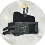 DIOR - Leather Saddle Belt Bag