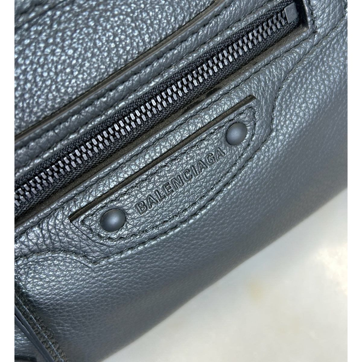 BALENCIAGA - Neo Classic Black Mini City Bag