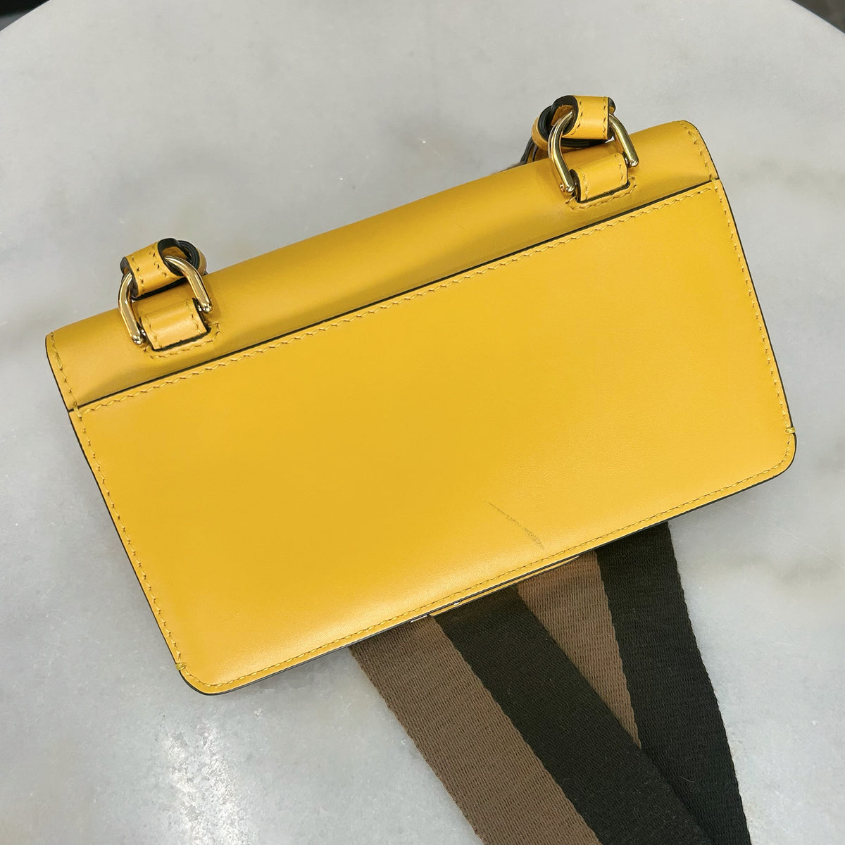 FENDI - Smooth Leather Baguette Mini Bag