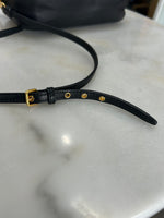 MIU MIU - Black Matelassé Crossbody Bag