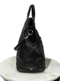 PRADA - Black Leather Tote / Shoulder Bag