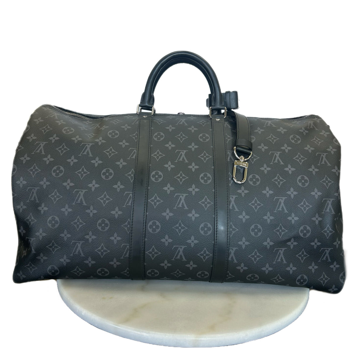 LOUIS VUITTON - Keepall Bandoulière 55 Monogram Eclipse