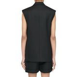 ANINE BING - Tay Black Wool Vest Sz M