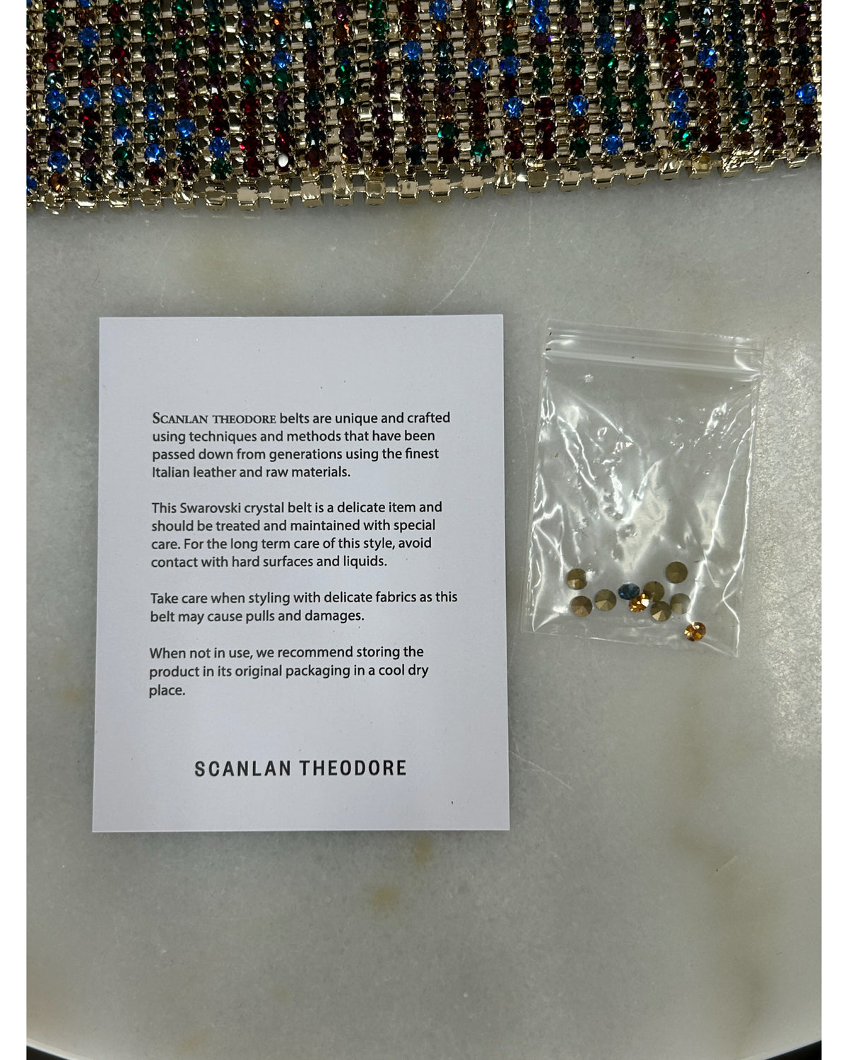 SCANLAN THEODORE - Swarovski Crystal Belt