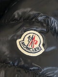 MONCLER - Armoise Giubbotto Black Hooded Fur Jacket Sz 0