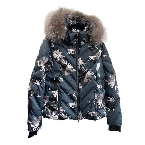 SKEA - Down Chevron Quilted Ski Jacket - Detachable Hood Sz 42