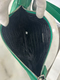 PRADA - Green Leather Triangle Shoulder Bag