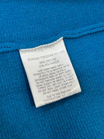 SCANLAN THEODORE - Ocean Blue Crepe Knit Dress Sz M