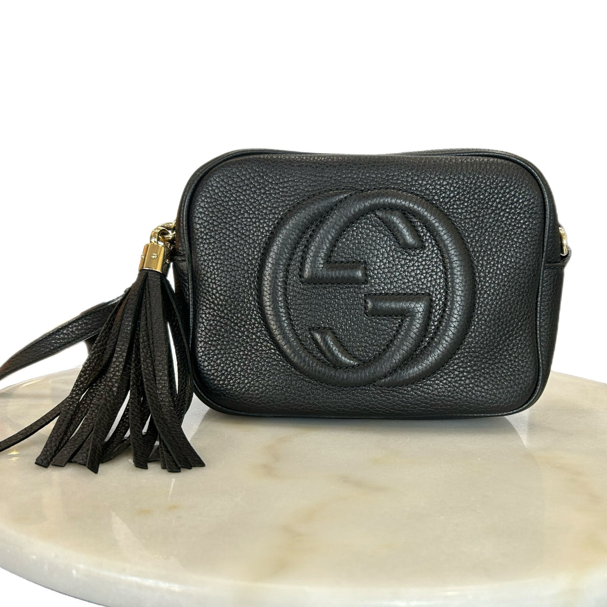 GUCCI - Black Soho Disco Bag