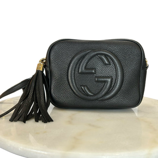 GUCCI - Black Soho Disco Bag