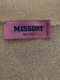 MISSONI - Gold Lurex Cardigan Sz 42