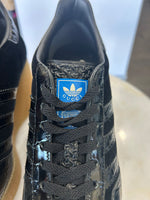 GUCCI x ADIDAS - Velvet Croc Embossed Gazelle Wedge Sneakers Sz 38.5