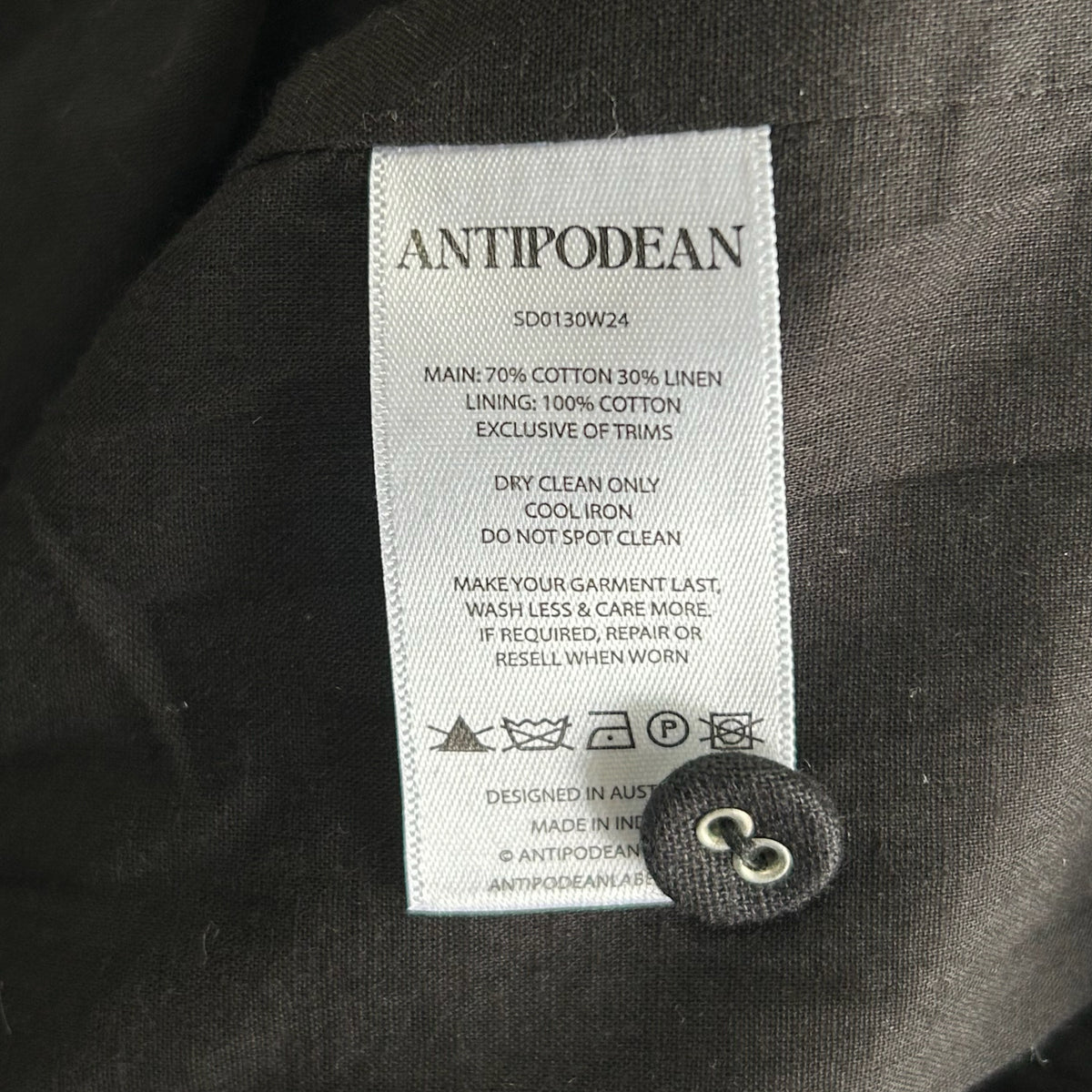 ANTIPODEAN - 3D Poppy Shirt Dress Sz 10