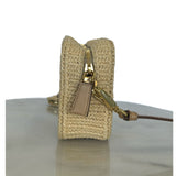 PRADA - Raffia Crochet Shoulder Bag