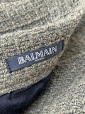 BALMAIN - Tweed Mini Wrap Skirt Sz - FR 36