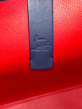CHRISTIAN LOUBOUTIN - Blue Alligator Embossed Cabata Tote