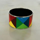 HERMES - Enamel Bangle Clous En Trompe L’oeil - Multicolour