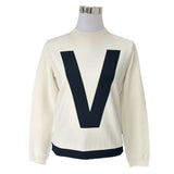 VALENTINO - V Logo Knit Jumper Sz M