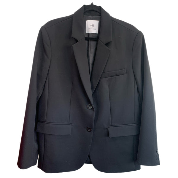 ANINE BING - Black Wool Blazer Sz M