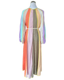 ZIMMERMANN - Lola Panelled Midi Dress Sz 4