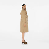 BURBERRY - Long Kensington Heritage Trench Coat in Honey Sz IT 36