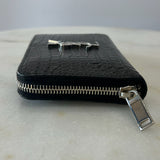 SAINT LAURENT - Cassandre YSL Croc Wallet