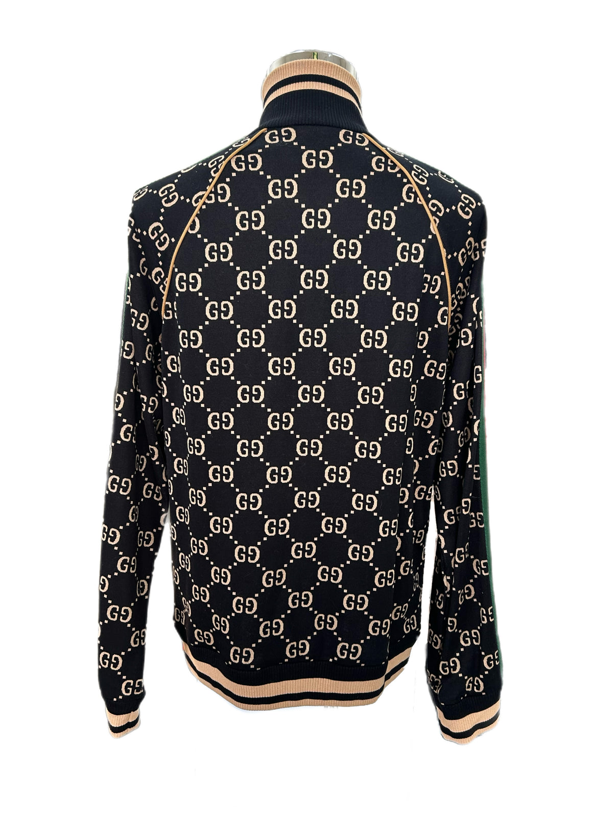 GUCCI - Monogram Side-Stripe Jacket Sz XL