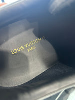 LOUIS VUITTON - Black Gradient Logo Luxembourg Sneakers Sz 9.5