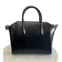 GIVENCHY - Small Antigona Bag in Black Box Leather