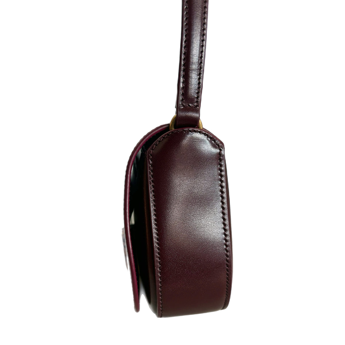 SAINT LAURENT - Mini Voltaire Shoulder Bag - Rouge Cabernet