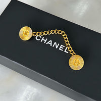 CHANEL - Vintage Chain Link Button Fastener