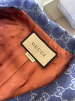 GUCCI - GG Monogram-Jacquard Cotton Jacket Sz 40