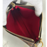 LOUIS VUITTON - Mini Pochette Accessories in Damier Ebene